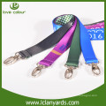 Fabrik Preis Soem benutzerdefinierte Polyester Material Lanyards mit Metall Haken